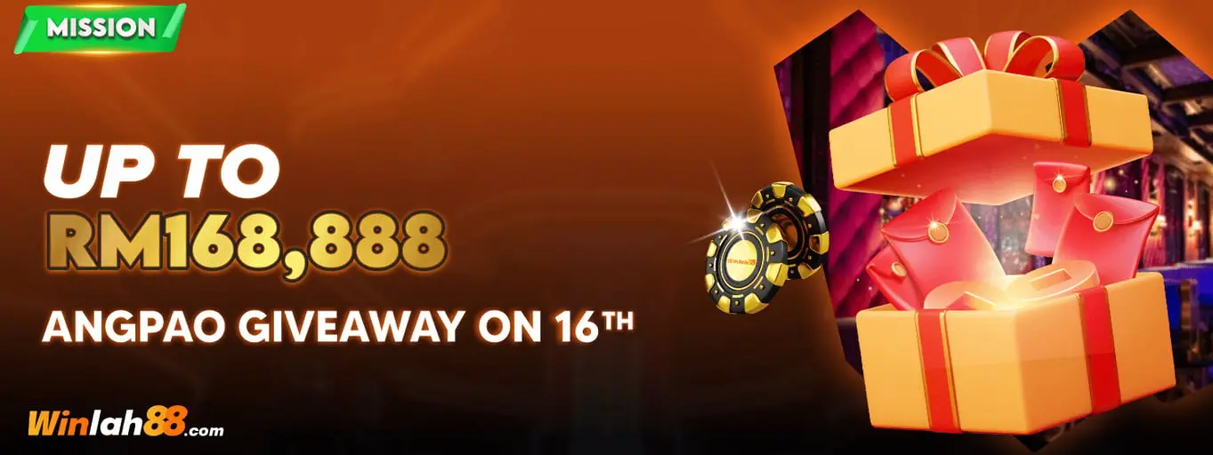 Angpao giveaway up to RM168,888.